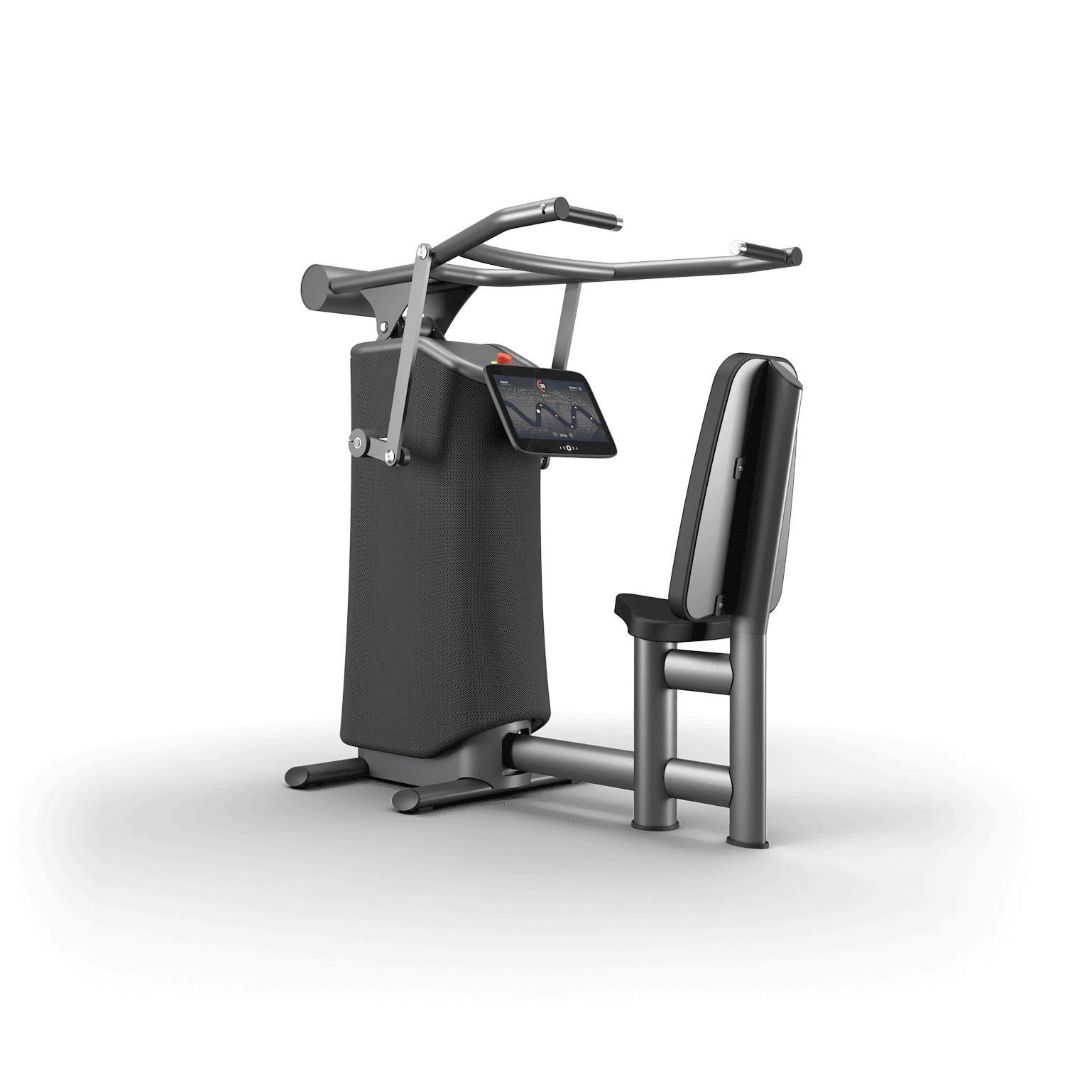 De EGYM Shoulder Press, een van de nieuwe trainingstoestellen